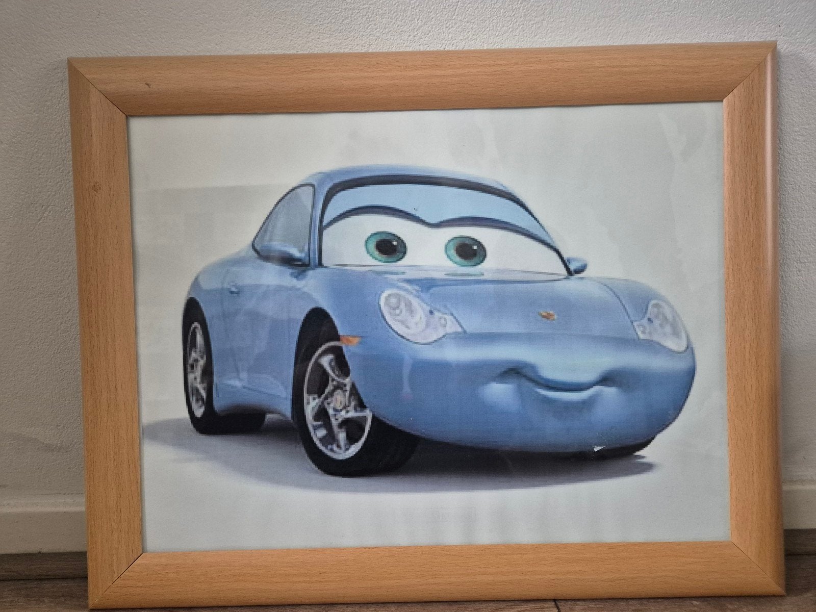Sally Carrera van Cars Foto In Lijst, Minder dan 50 cm, Nieuw, Ophalen of Verzenden, Foto of Poster