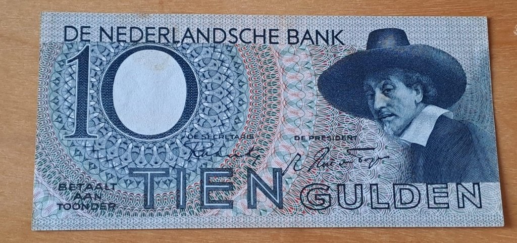 10 Gulden 1944 Staalmeester – Prachtig+ (pr+) – P.59 / PL40, Postzegels en Munten, Ophalen of Verzenden, 10 gulden, Los biljet
