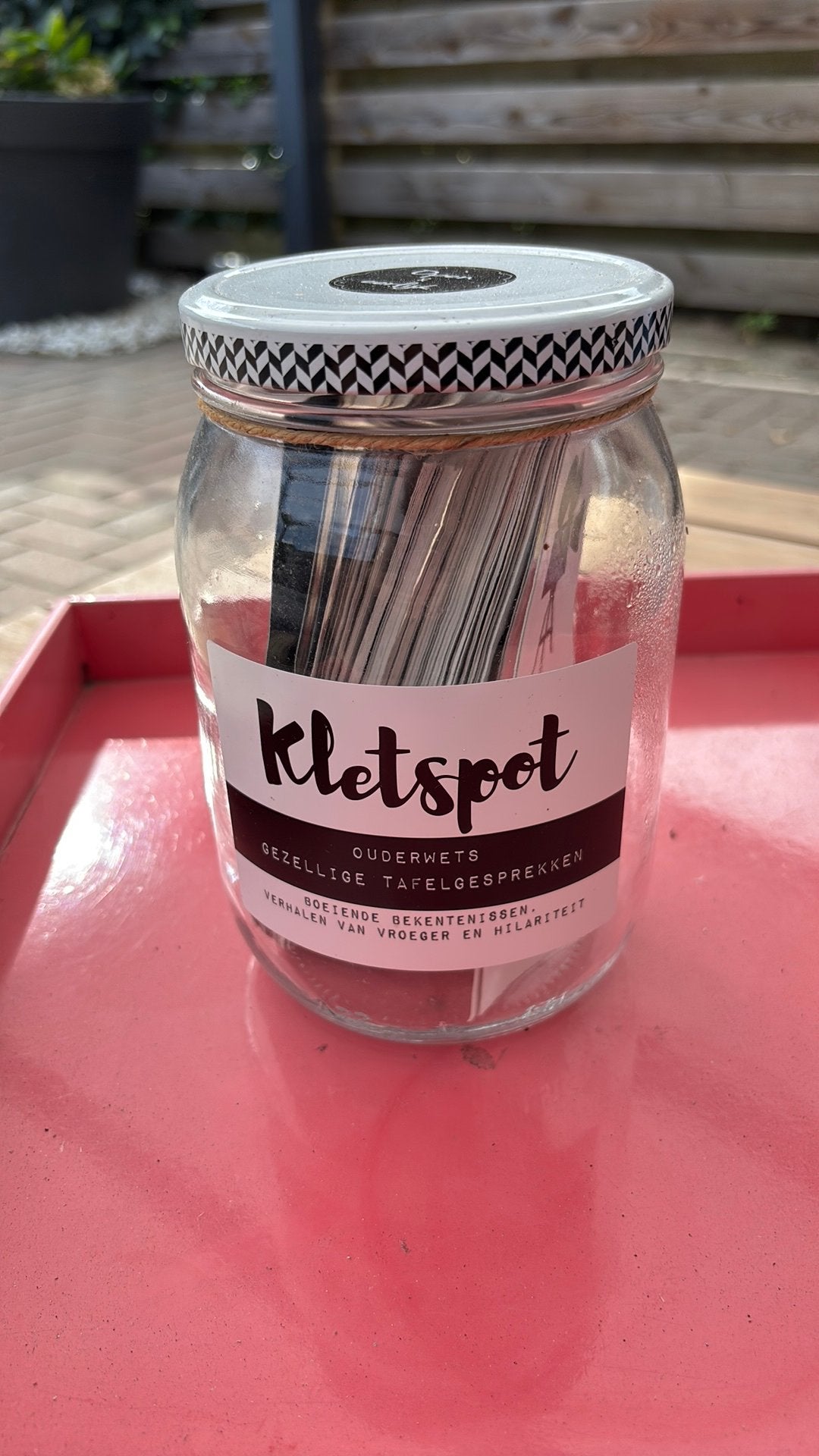 Kletspot - ook leuk om kado te geven, Ophalen, Zo goed als nieuw
