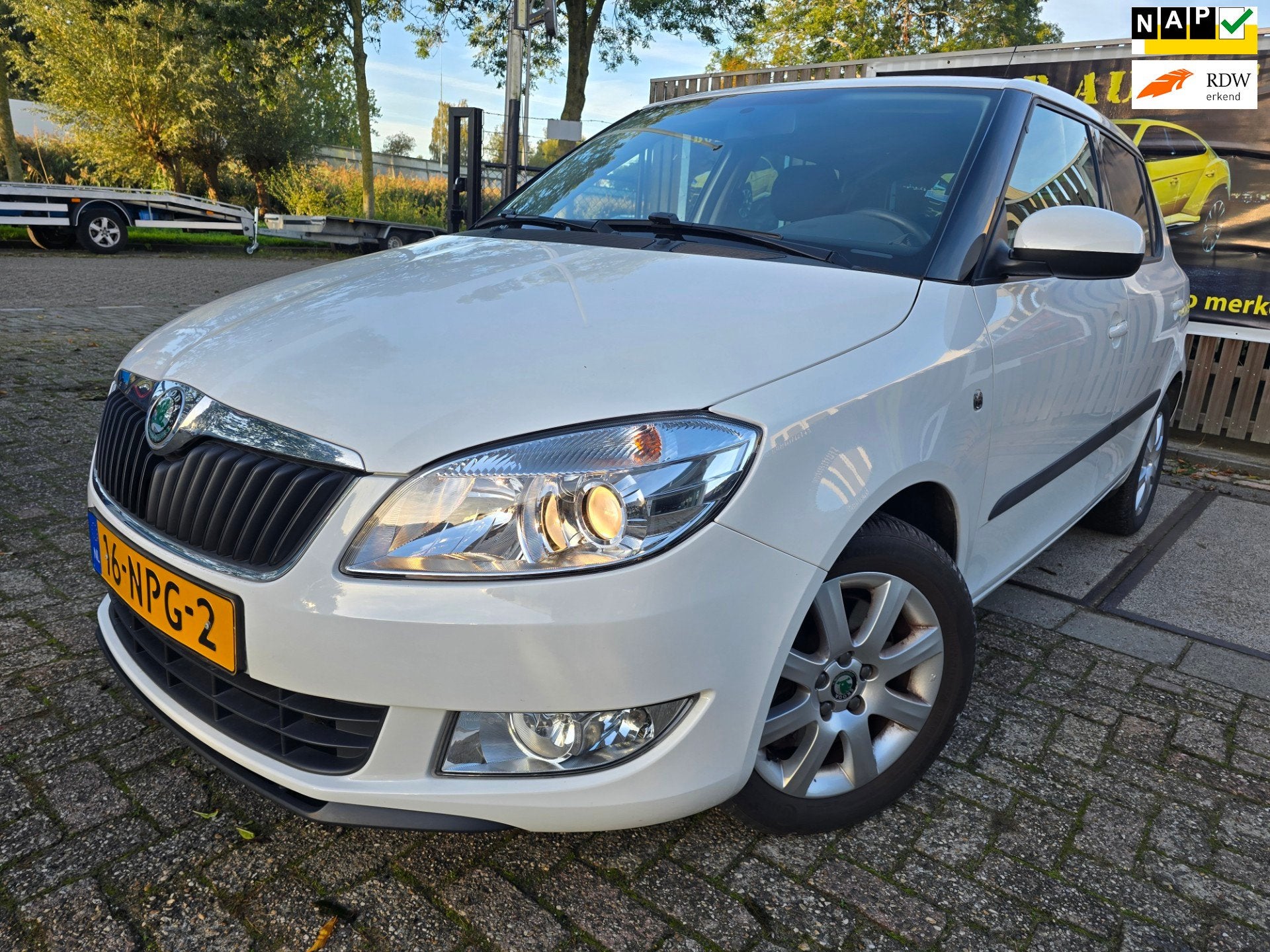Skoda Fabia 1.2 TSI Elegance/AUTOMAAT/lage KM NAP/apk10-2027, Euro 5, Gebruikt, 4 cilinders, 1064 kg