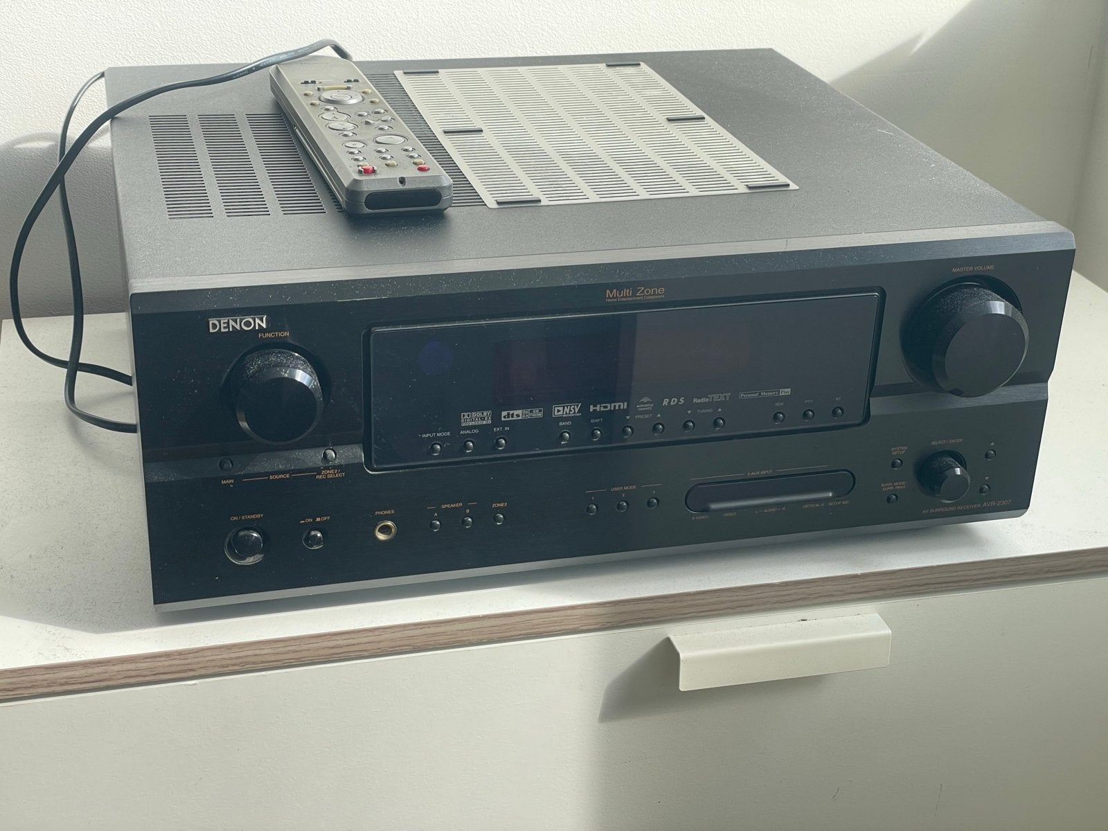 Denon AVR-2307 AV Surround Receiver, Gebruikt, Denon, Ophalen of Verzenden, 120 watt of meer