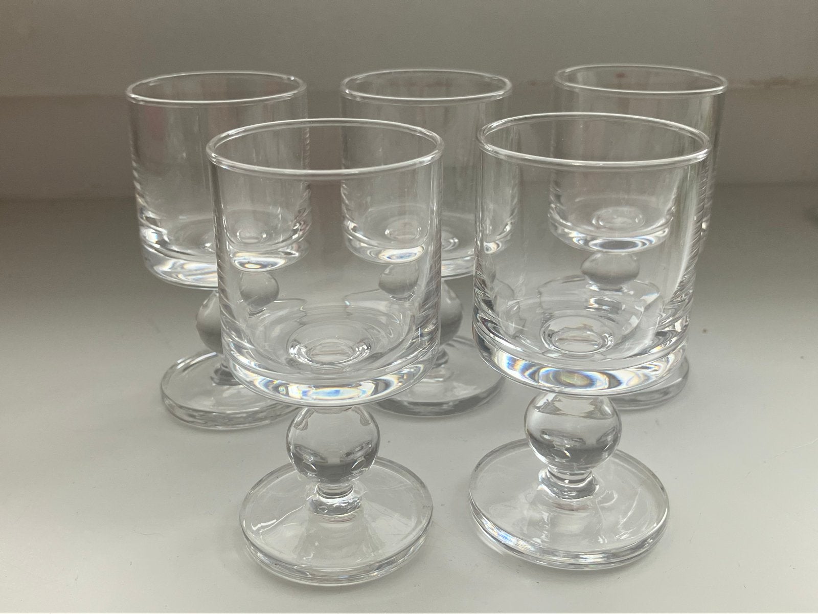 5x Vintage Floris Meydam Corinthe Borrelglasjes Jaren '70, Ophalen of Verzenden