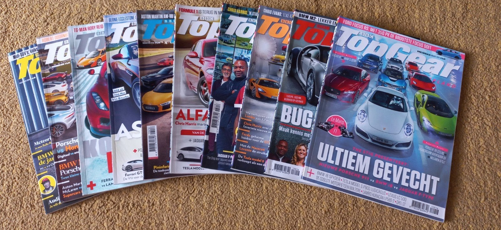 Top Gears 2016, maart t/m december 10st., Boeken, Tijdschriften en Kranten, Ophalen of Verzenden, Zo goed als nieuw