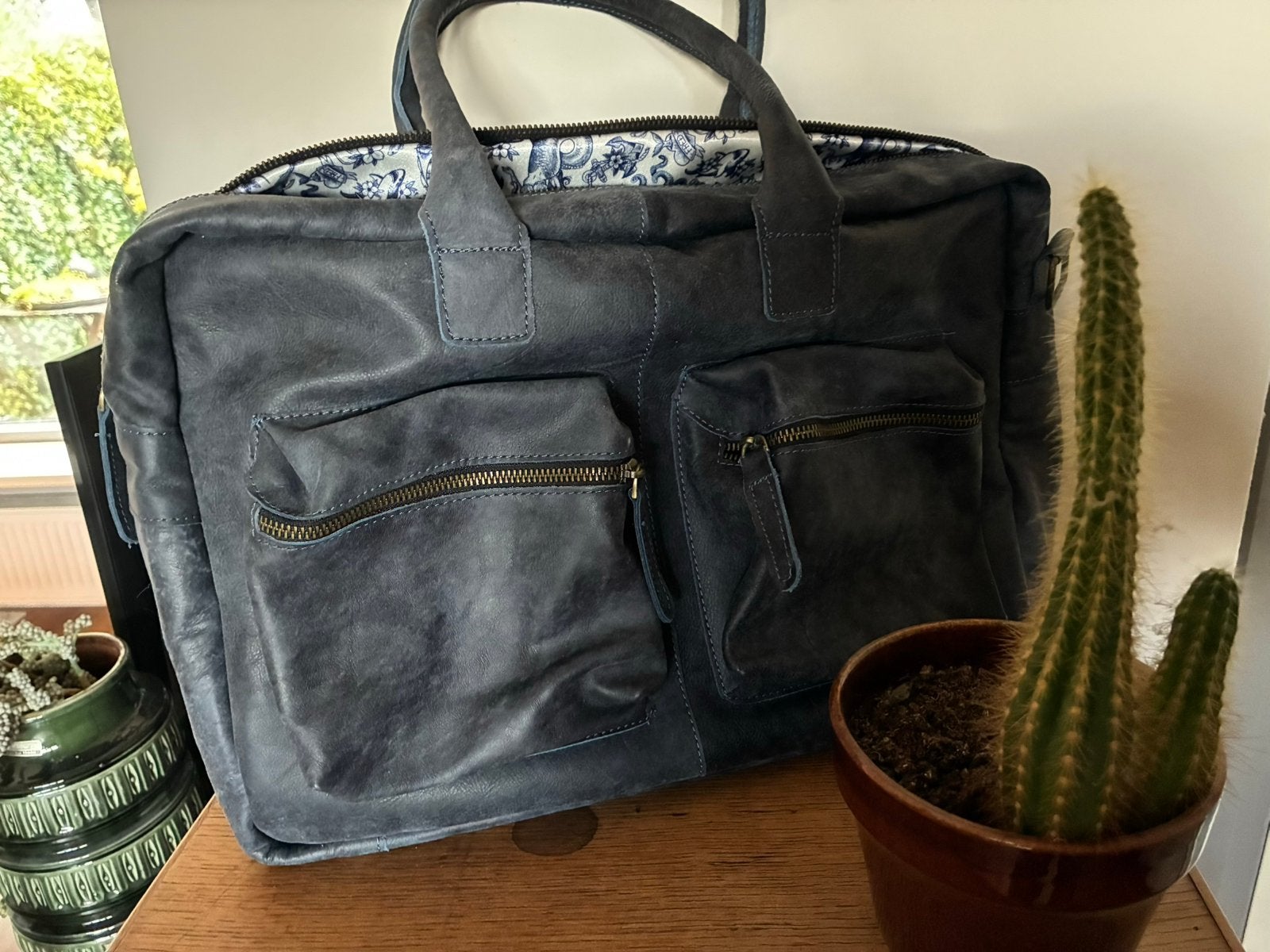Handtas Dutch bag, Overige merken, Blauw, Nieuw, Ophalen of Verzenden