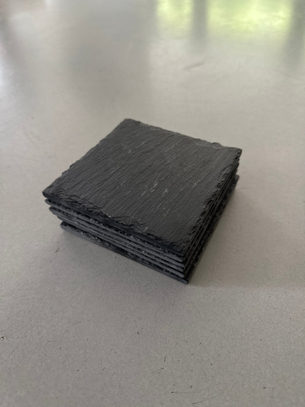 Leistenen onderzetters - Set van 6, Ophalen, Gebruikt, Glas of Kopje
