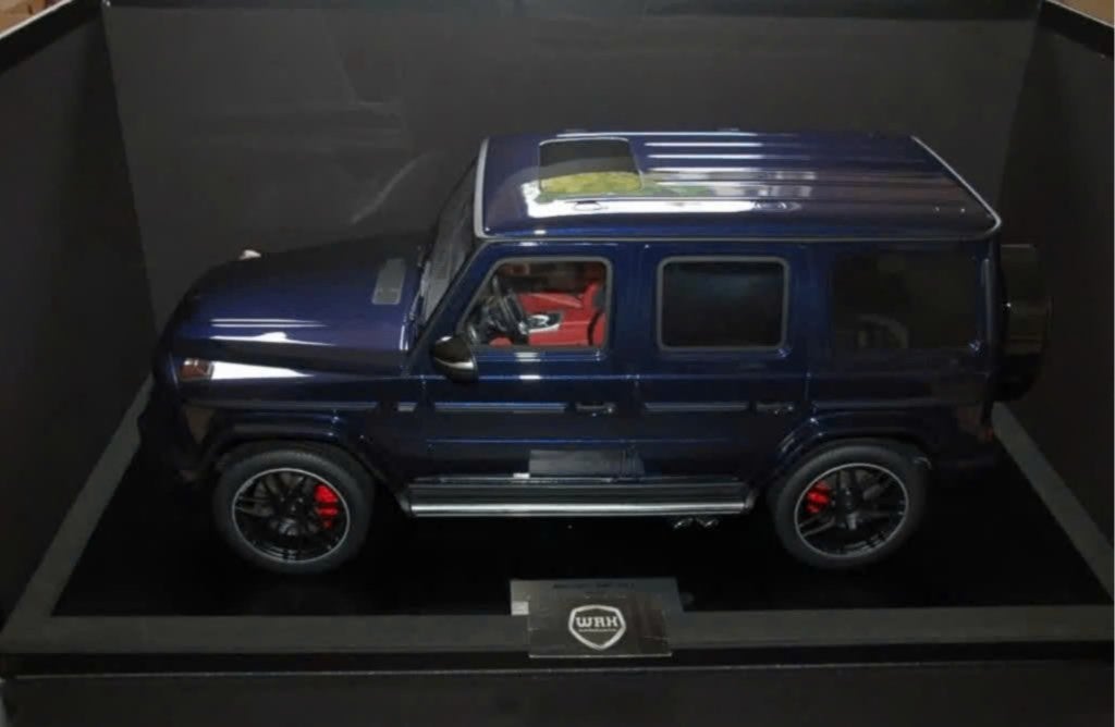 NIEUW! 1:8 Minichamps MERCEDES G63 AMG 2018 blue LTD 99 WRH, Hobby en Vrije tijd, Modelauto's | 1:5 tot 1:12, Ophalen, Nieuw, 1:5 t/m 1:8