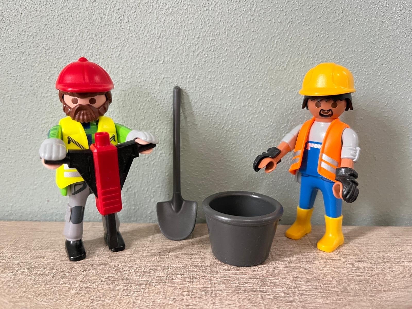 Playmobil Bouwvakkers met accessoires, Complete set, Ophalen of Verzenden, Zo goed als nieuw, City action