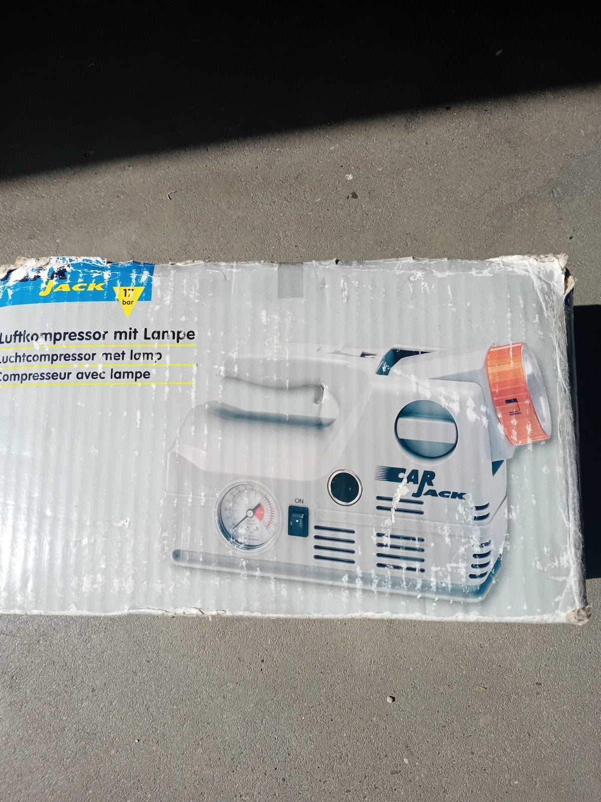 Car Jack Luchtcompressor met lamp, Ophalen, Gebruikt