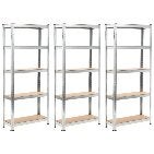 5 gebruikte modulaire stellingkasten - ombouw intact met 18, Ophalen, Gebruikt