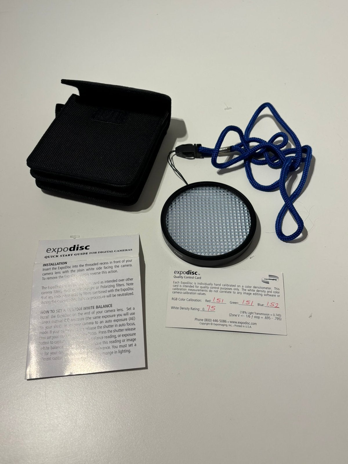 Witbalance filter van expodisk, Ophalen of Verzenden, Zo goed als nieuw, Overige typen