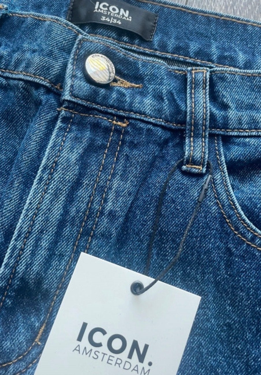 ICON. Amsterdam Jeans - Nieuw met label - W34/L34, Ophalen of Verzenden, Nieuw, Blauw, W33 - W34 (confectie 48/50)