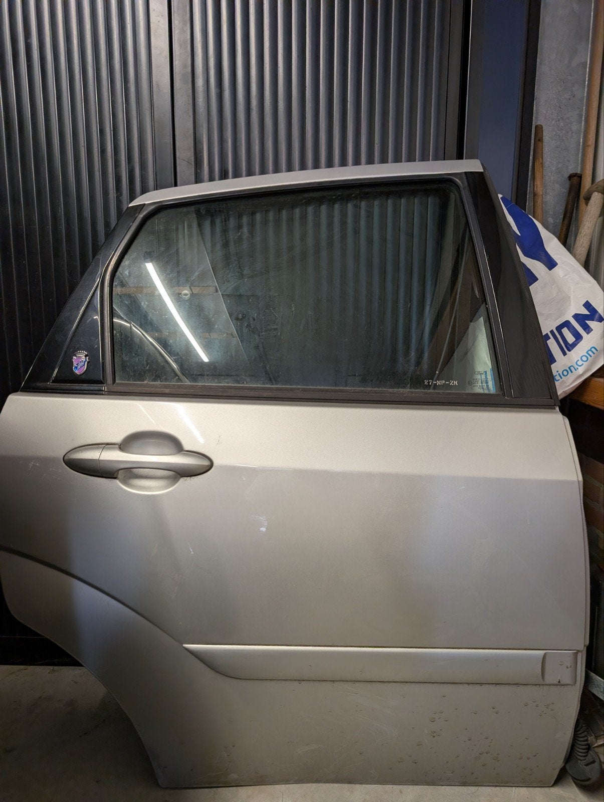 Deur portier rechts achter Ford focus moondust silver, Auto-onderdelen, Ophalen, Gebruikt, Deur, Achter
