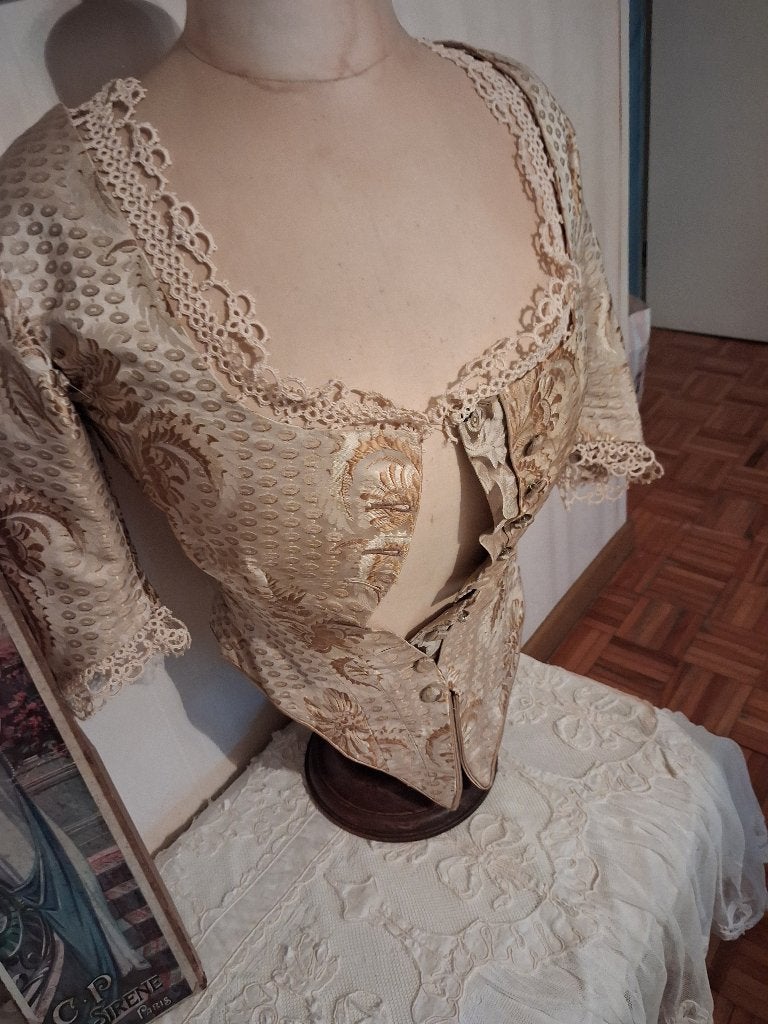 Antiek Edwardian Bodice , Jaar begin 1900 , VERKOCHT, Antiek en Kunst, Ophalen of Verzenden