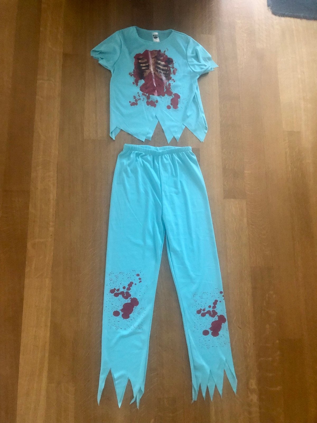 Zombie kostuum kind - Halloween/Carnaval (maat 7-9 jaar), Kinderen en Baby's, Carnavalskleding en Verkleedspullen, Gebruikt, Jongen of Meisje