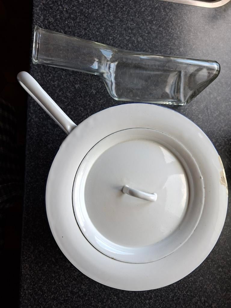 Bedpan en kleine po, Ophalen, Gebruikt