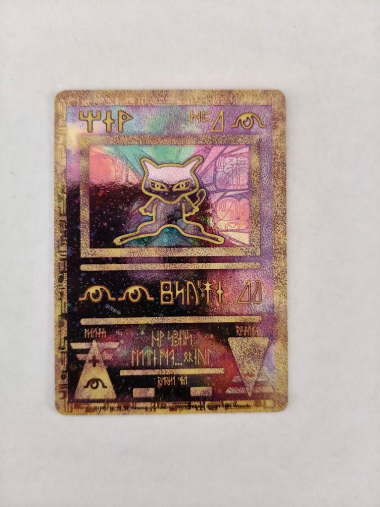 Mewtwo Ancient Mew Pokémon Kaart - Zeldzaam Foil, Hobby en Vrije tijd, Verzamelkaartspellen | Pokémon, Ophalen of Verzenden, Zo goed als nieuw