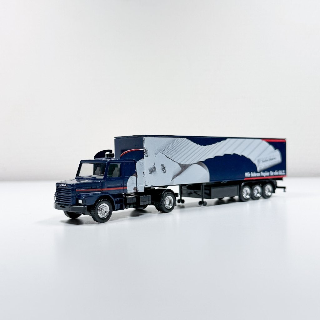 Herpa Scania 143 Torpedo, Ophalen of Verzenden, Zo goed als nieuw, Bus of Vrachtwagen, Herpa