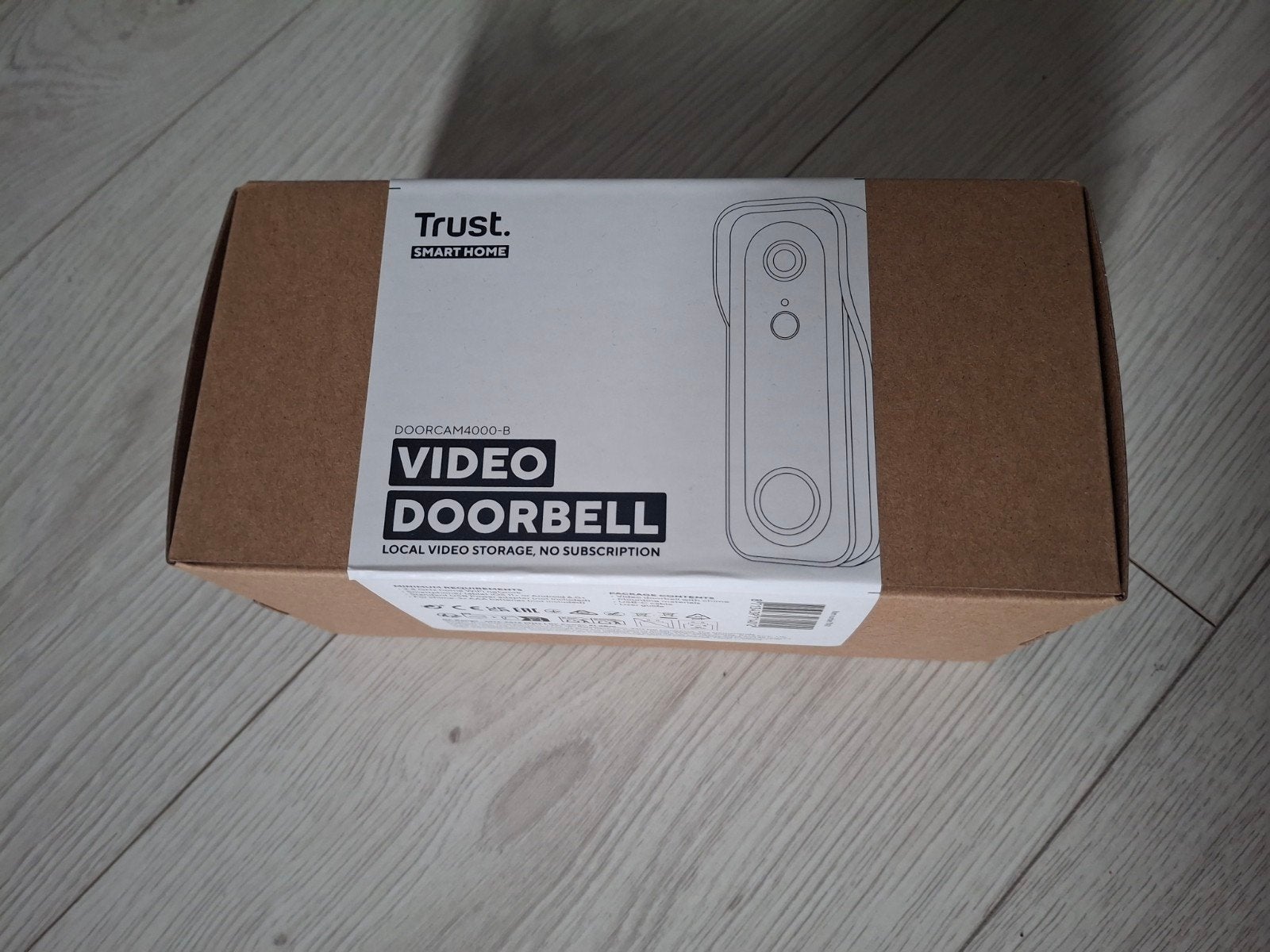 Trust Video Deurbel Camera 3MP 2K HD met Chime, Ophalen, Ingebouwde camera, Nieuw, Draadloos