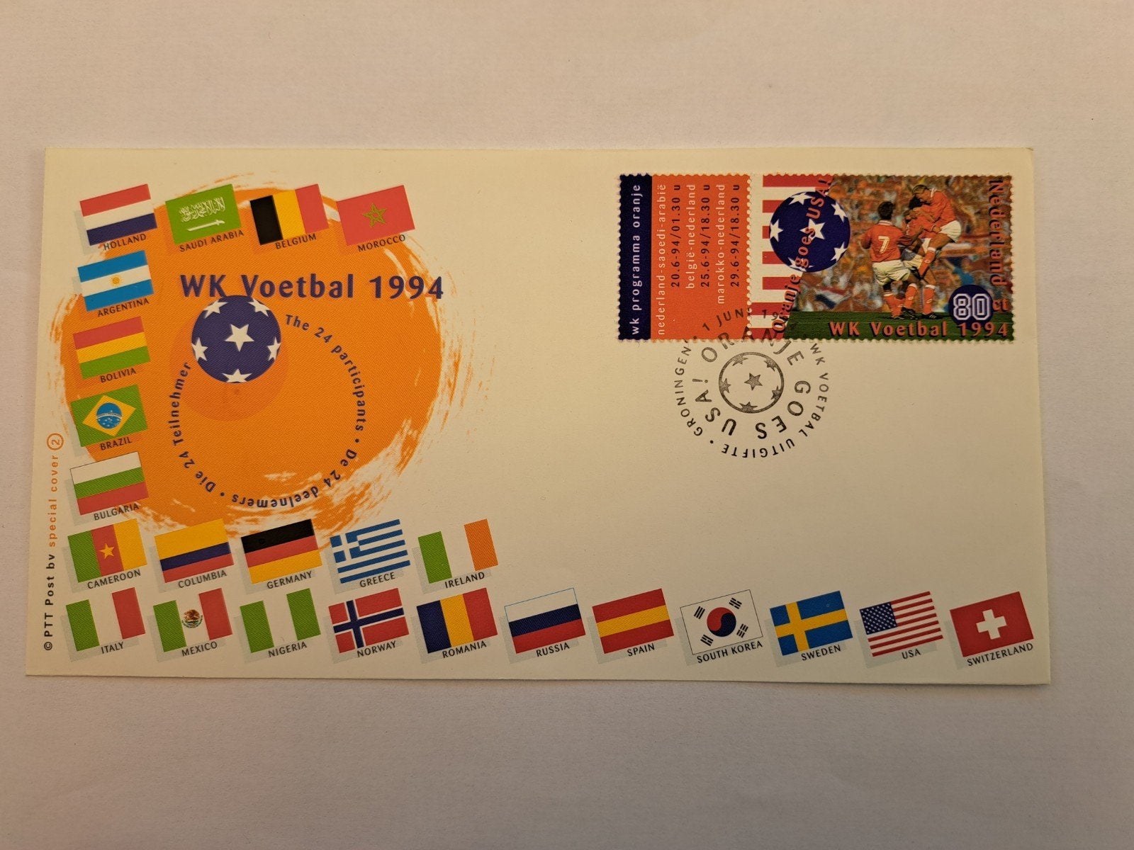 NVPH E323b onbeschreven, Postzegels en Munten, Ophalen of Verzenden, Na 1940, Gestempeld