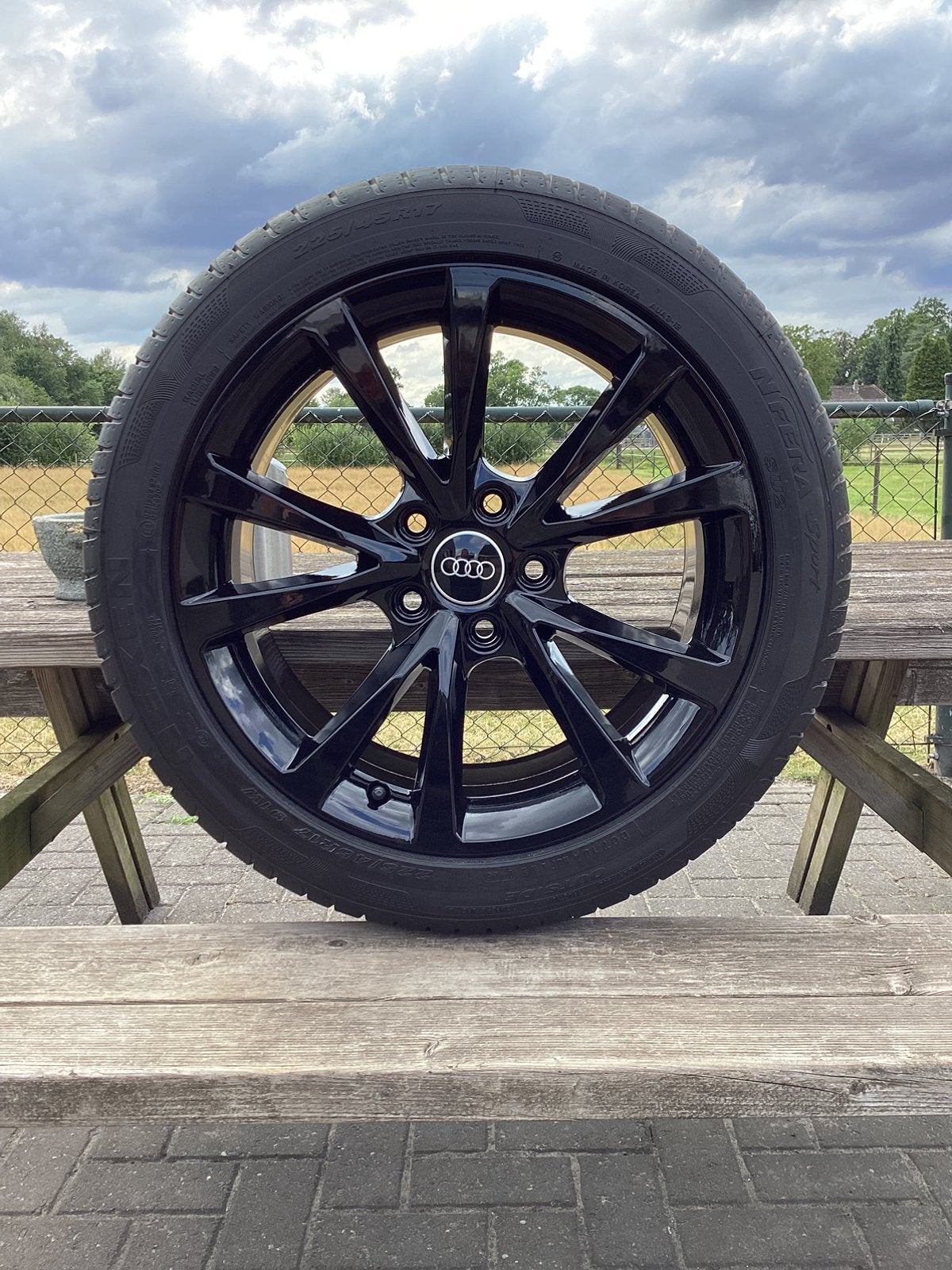 17”nieuwe originele Audi A3 velg 225-45-17🌞banden Nexen, Ophalen, Banden en Velgen, Nieuw, 17 inch
