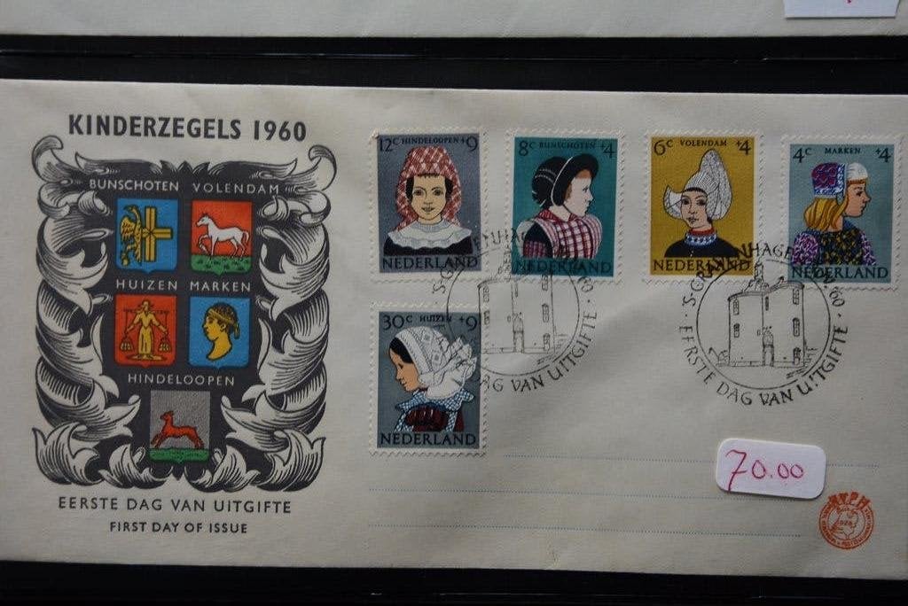 Kinderzegels 1960, Postzegels en Munten, Ophalen of Verzenden, Nederland