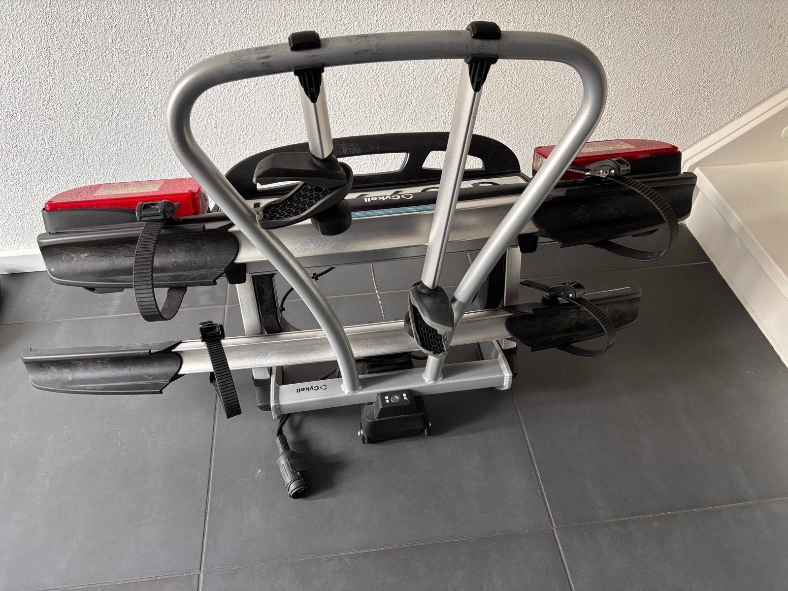Cykell T21 Fietsendrager voor 2 fietsen (=Yakima Foldclick), Ophalen, Gebruikt, 2 fietsen, Trekhaakdrager