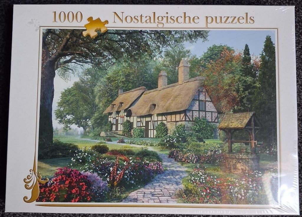 Nostalgische Puzzel - 1000 Stukjes *NIEUW*, Ophalen, 500 t/m 1500 stukjes, Nieuw, Legpuzzel