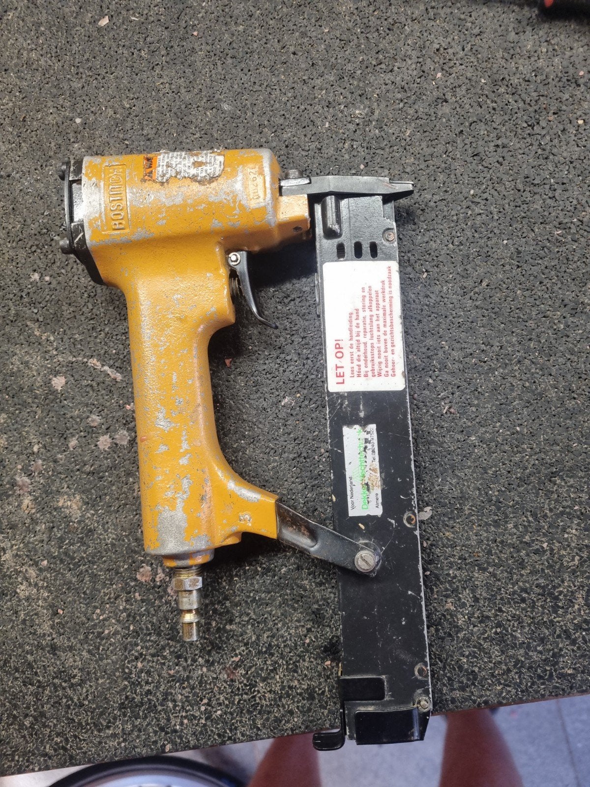 Gebruikte Bostitch tacker, Ophalen of Verzenden, Gebruikt, Tacker/nietmachine, Overige merken
