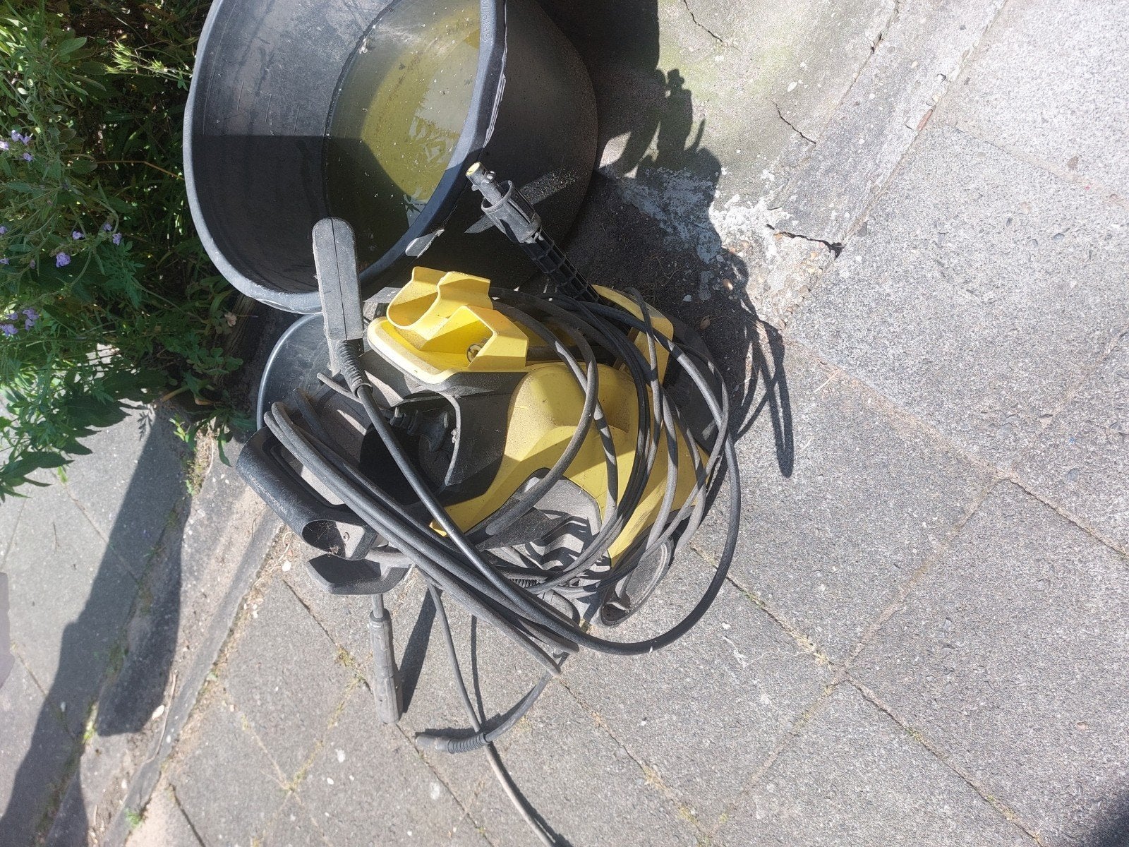 Kärcher K4 Power Control hogedrukreiniger, Tuin en Terras, Hogedrukreinigers, Ophalen, Gebruikt, Elektrisch, Kärcher