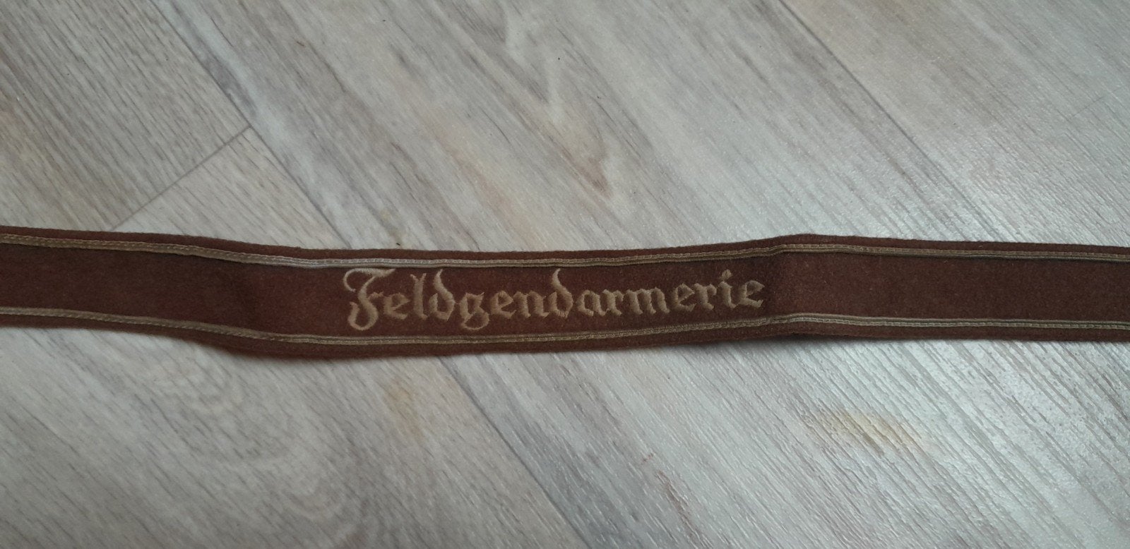 Wehrmacht Feldgendarmerie armband, Ophalen of Verzenden, Landmacht, Duitsland, Embleem of Badge