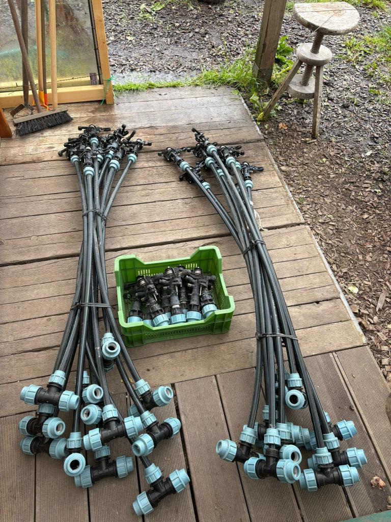 Sector sproeiers set - beregening kleinschalige tuinderij, Ophalen, Gebruikt, Sectorsproeier