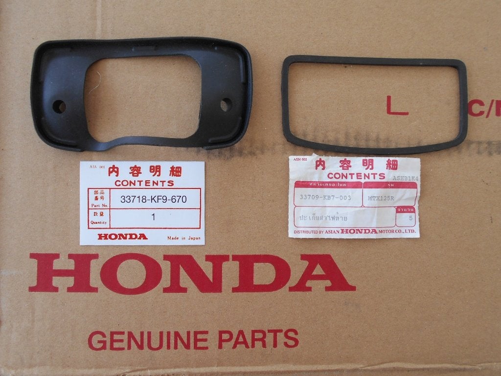 Nieuw Honda NOS  MTX  Achterlicht Rubber Set Zie foto ., Verzenden