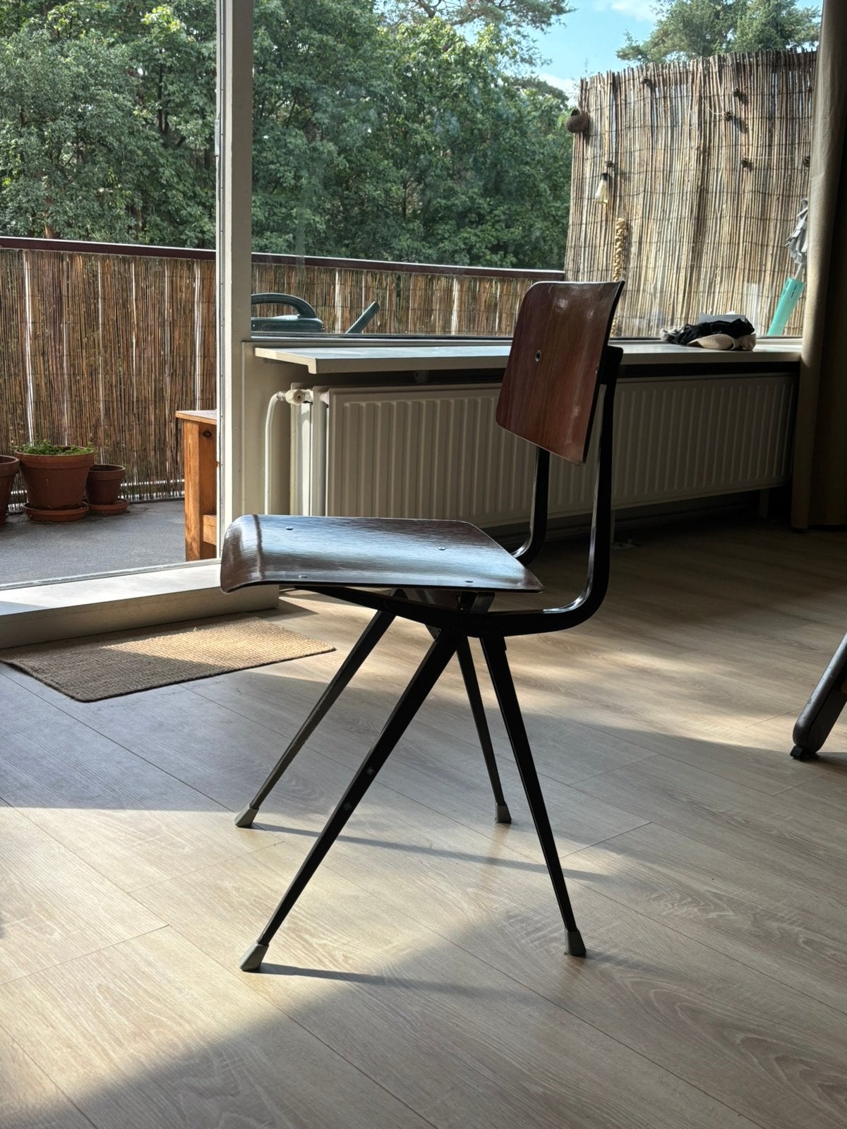 Vintage Ahrend De Cirkel "Result" stoel, Ophalen, Gebruikt, Bruin, Eén