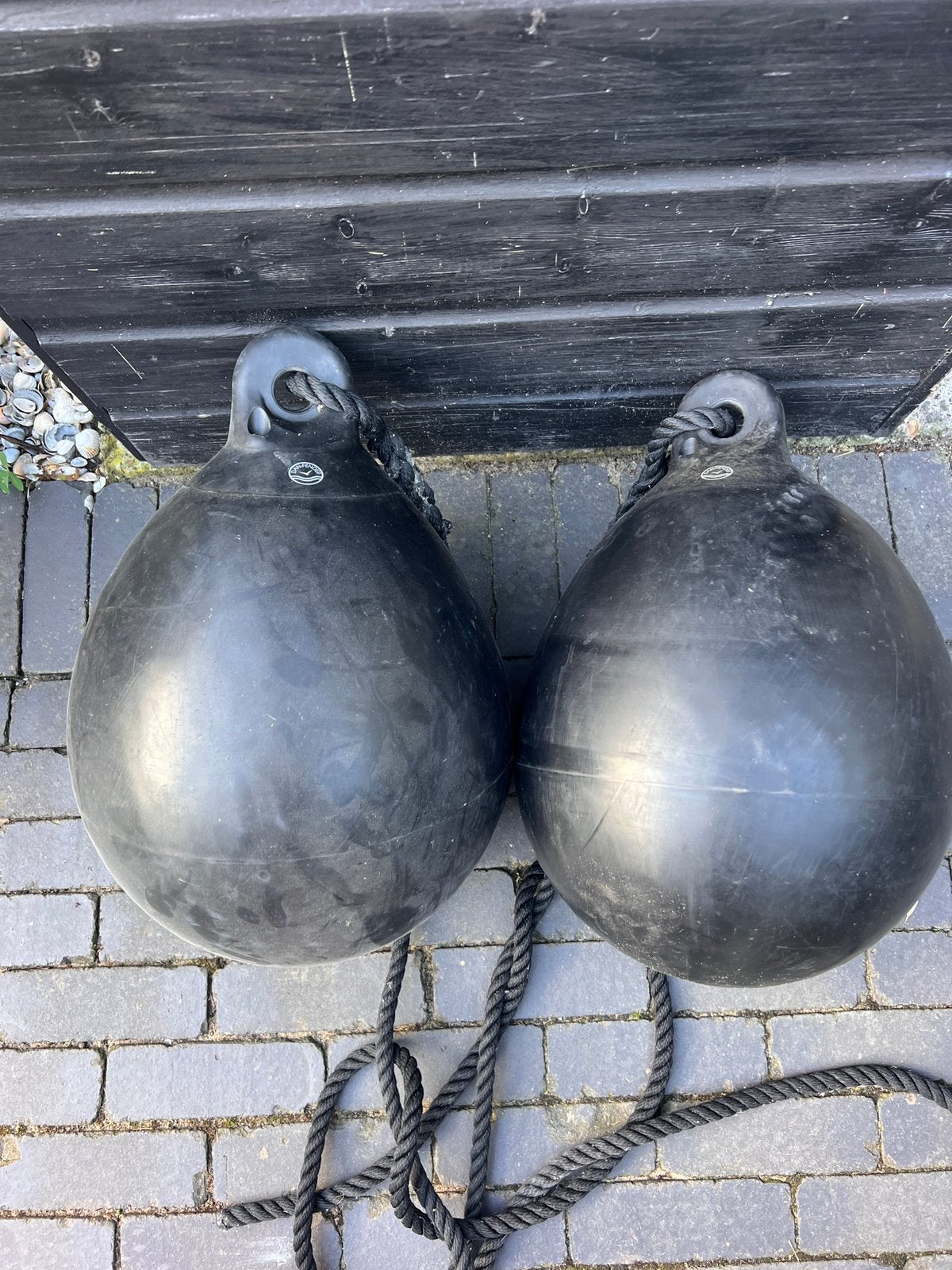 2 Danfender Bolfenders zwart met lijnen, Ophalen of Verzenden, Gebruikt, Overige typen