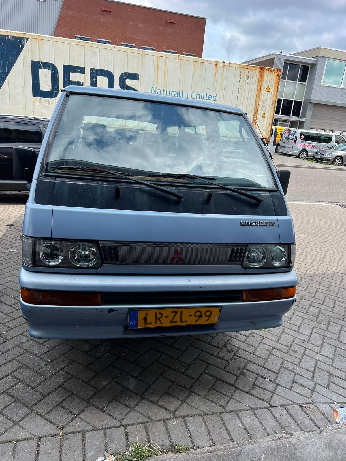 Mitsubishi L300 2.0 GLX Wagon U9 1995 Blauw, Blauw, Origineel Nederlands, Handgeschakeld, 9 stoelen