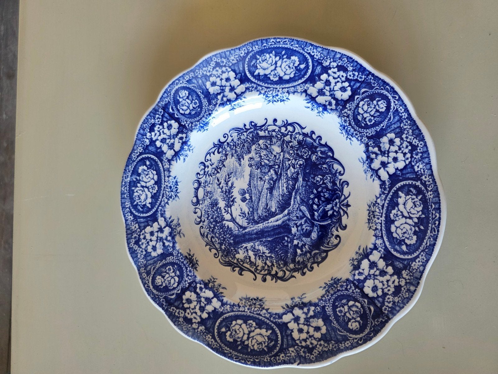 Diepbord Boch Frères 'Marie Antoinette', Antiek en Kunst, Ophalen of Verzenden
