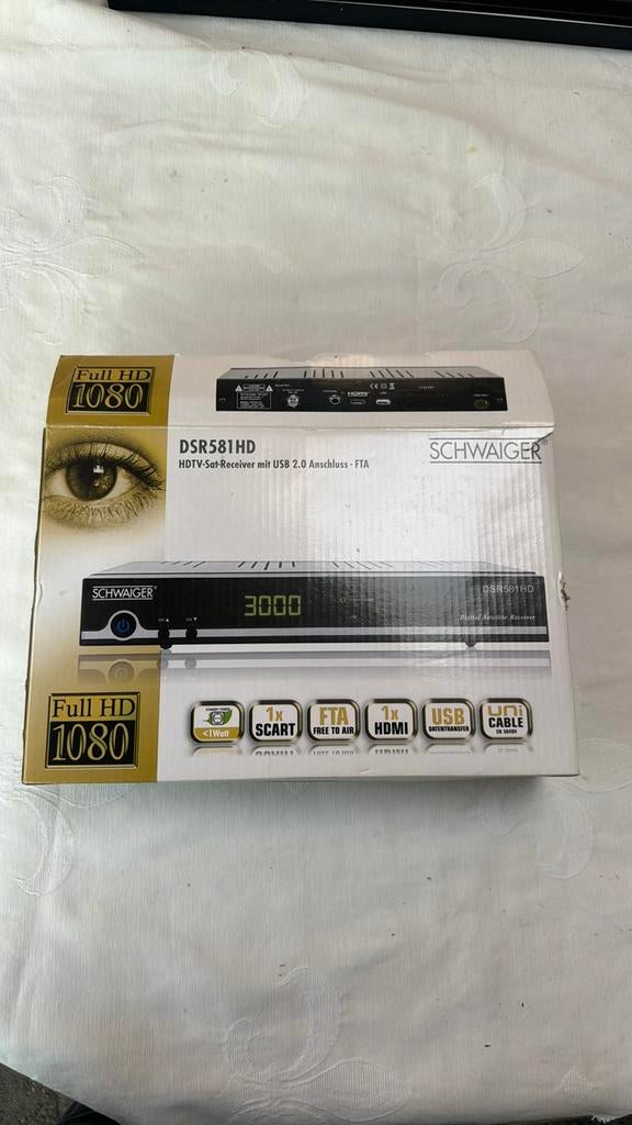 Schwaiger sat-receiver DDR581HD, Ophalen, Zo goed als nieuw, Overige merken