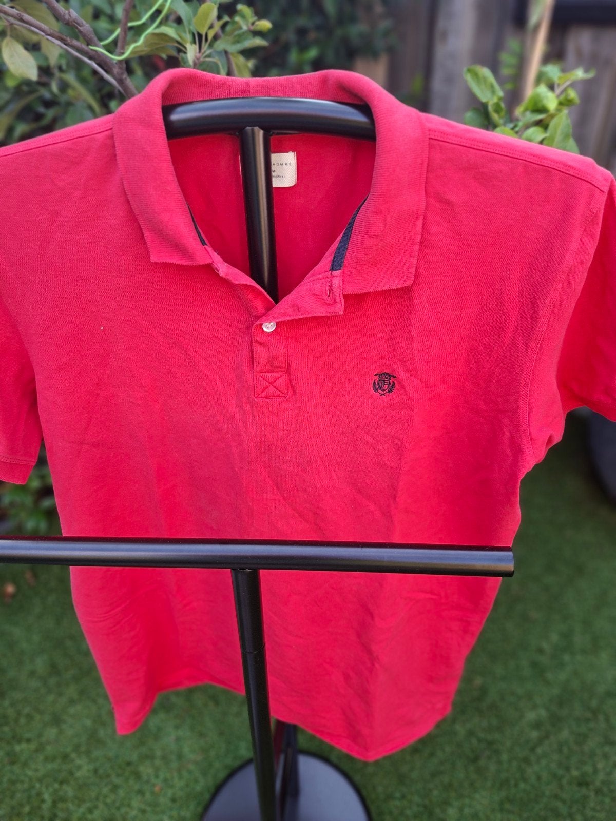 Selected Homme koraal Rood Poloshirt Maat XXL, Overige maten, Ophalen of Verzenden, Zo goed als nieuw, Selected Homme