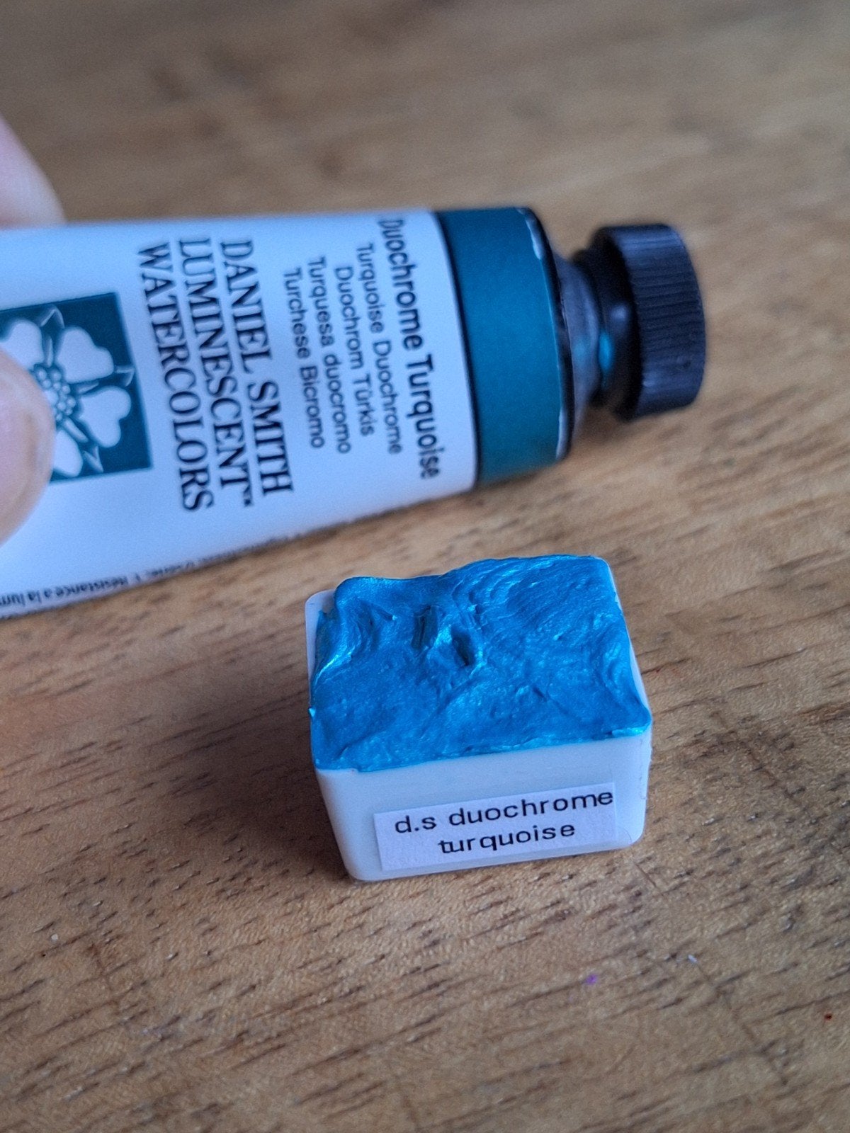 Daniel Smith Duochrome Turquoise waterverf (½ napje), Hobby en Vrije tijd, Ophalen of Verzenden, Nieuw, Waterverf