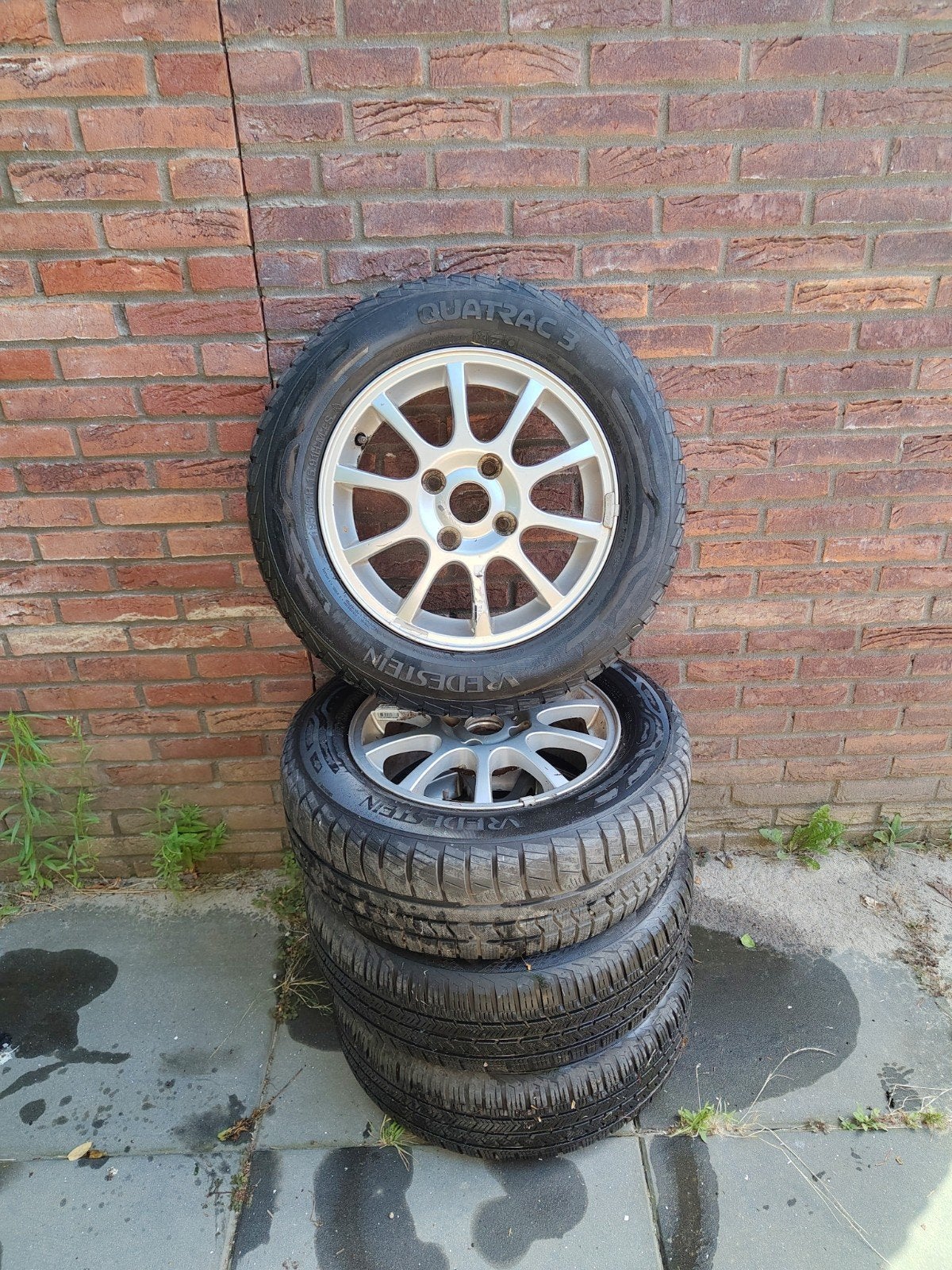 Wielset lichtmetalen velgen 4 x 114,3 15 inch, Ophalen, Gebruikt