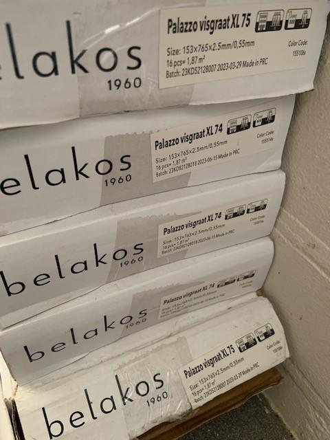 Belakos pvc palazzo en attico visgraat NIEUW, Ophalen, Nieuw, 75 m² of meer, Overige typen