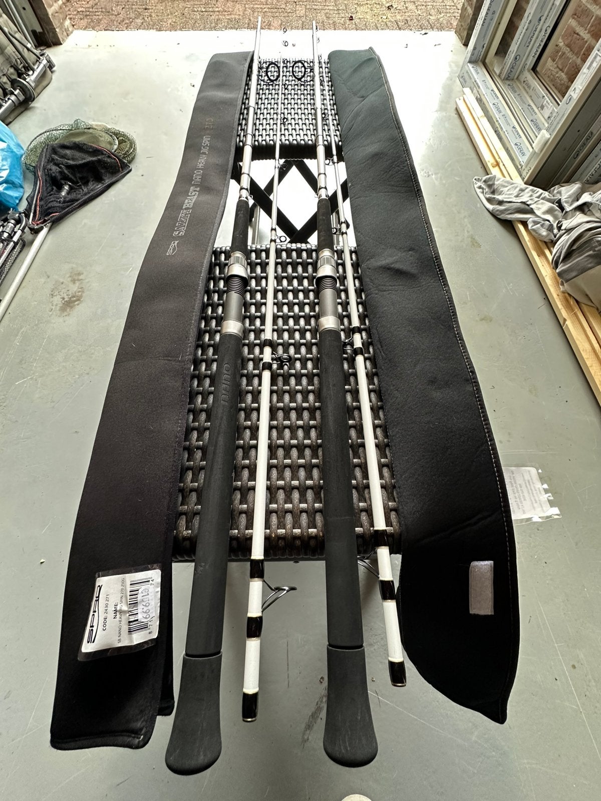 2 NIEUWE Spro boothengels, Ophalen, Nieuw, Werphengel
