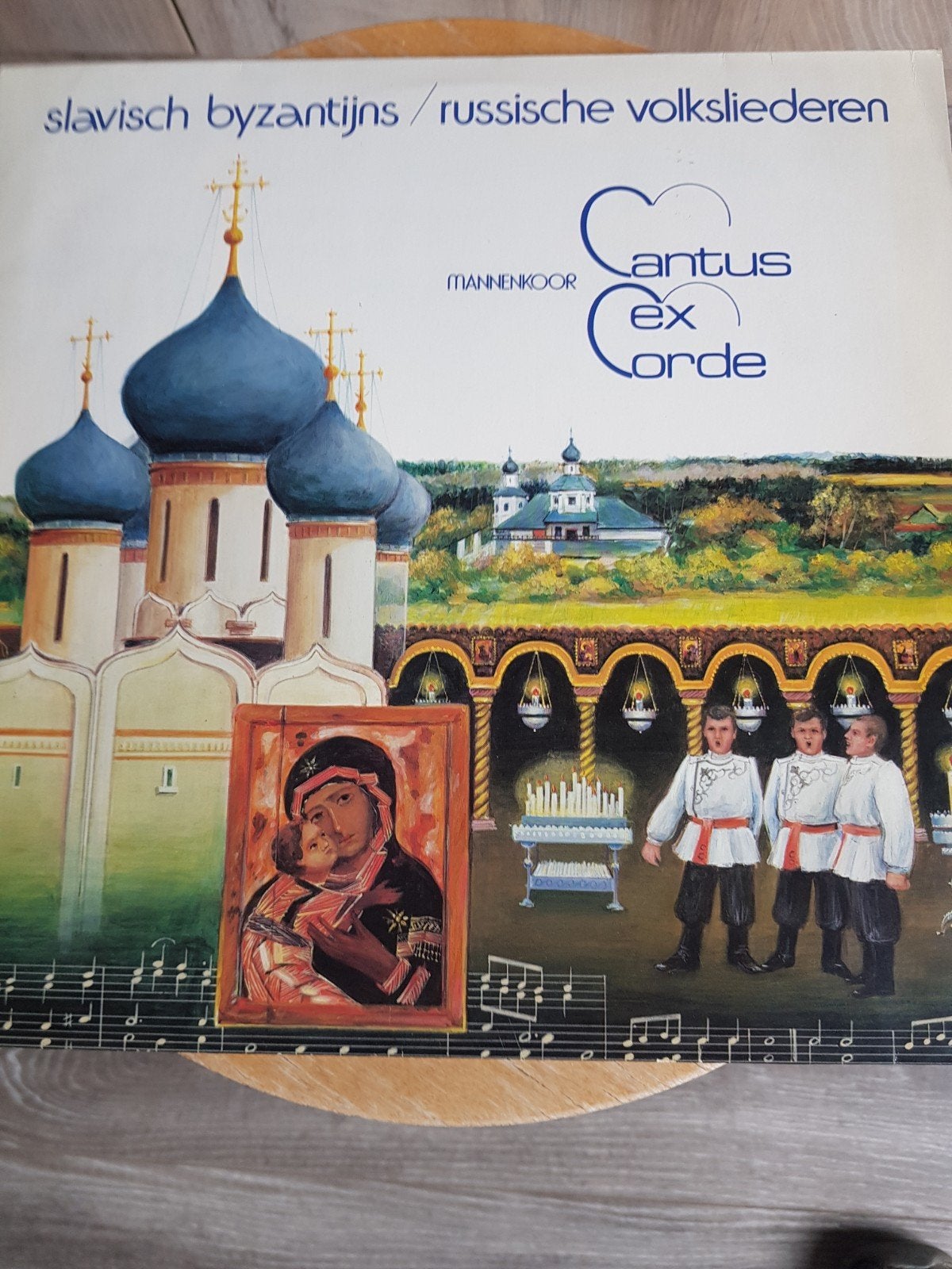 Lp van mannenkoor cantus ex corde, Cd's en Dvd's, Ophalen of Verzenden, Gebruikt, 12 inch