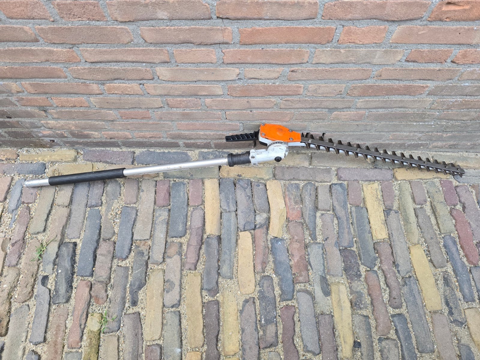 Stihl hl 145 60cm stok heggenschaar aanbouwdeel km kma, Tuin en Terras, Ophalen of Verzenden, Gebruikt, Benzine