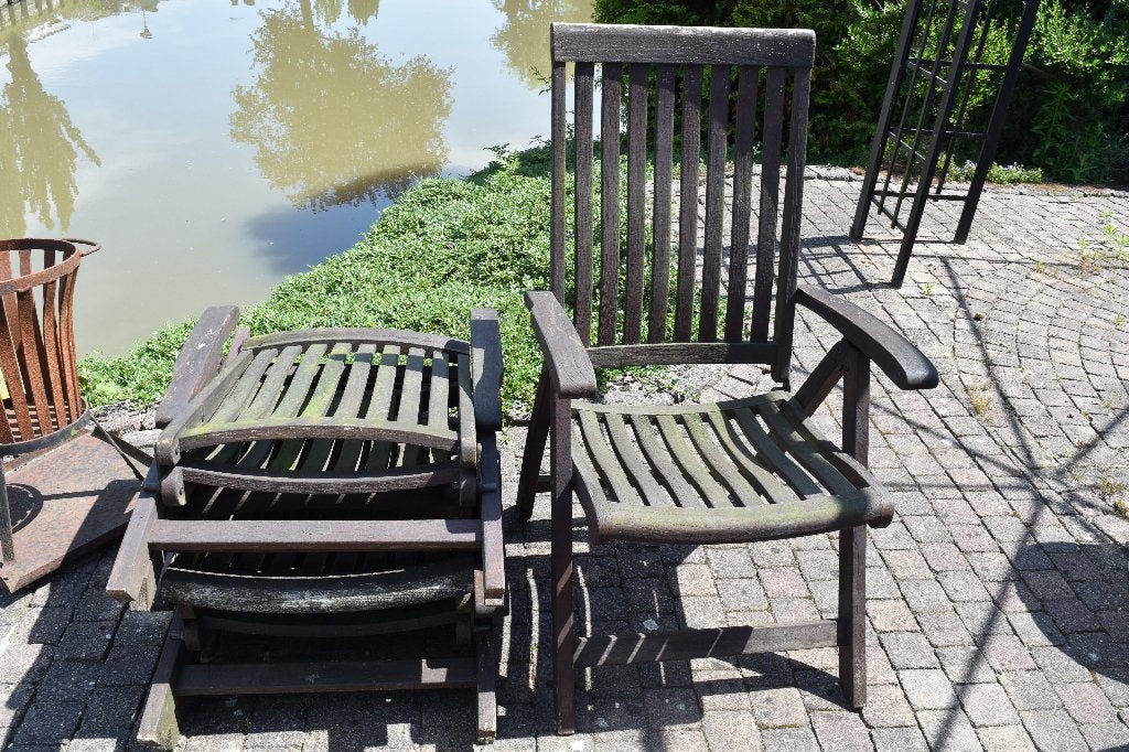 Tuinset, Tuin en Terras, Ophalen, Gebruikt, Hardhout, 6 zitplaatsen