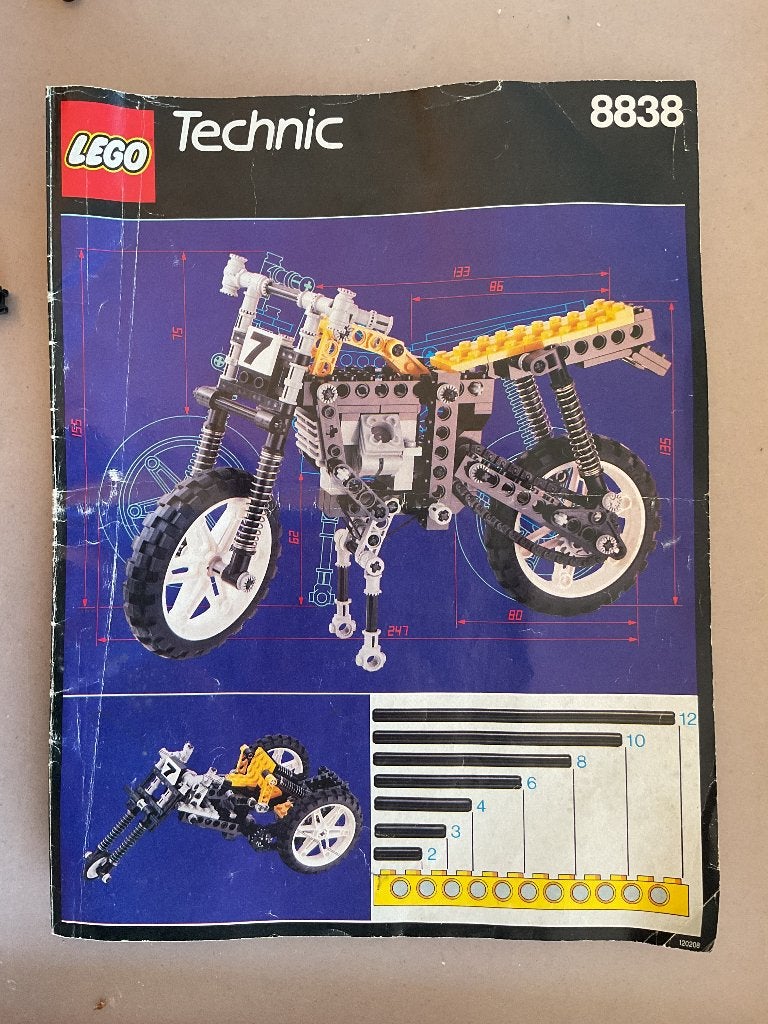 Lego Technic motor 8838, Lego, Ophalen of Verzenden, Zo goed als nieuw, Technic
