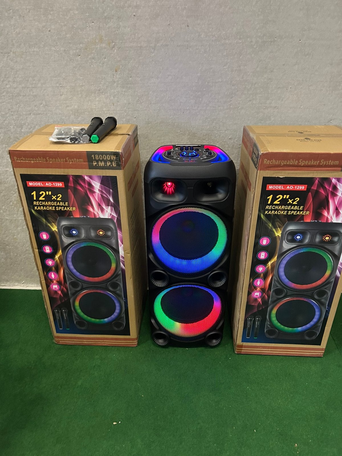 Nieuwe XL karaokespeaker met 2 microfoons, Ophalen, Cc, Nieuw, Afspraakpunt.nl