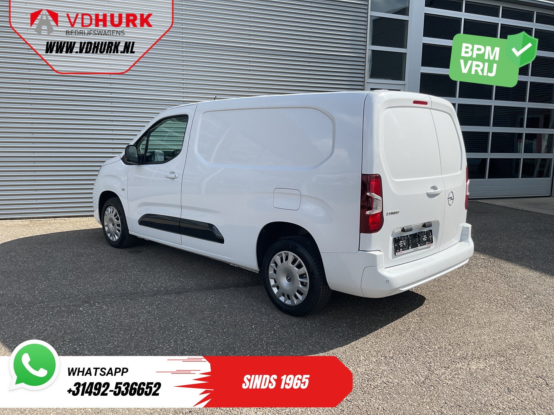 Opel Combo 1.5 HDi 100 pk L2 LED/ 3pers/ Stoelverw/ Stuurver, Voorwielaandrijving, Gebruikt, 4 cilinders, Wit