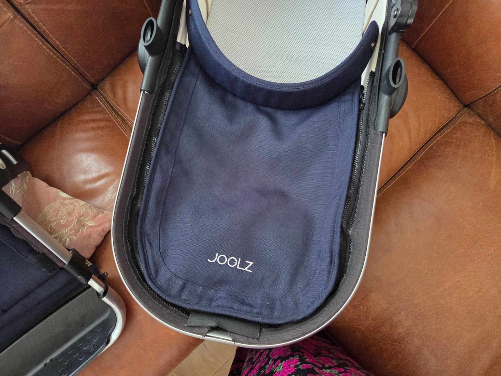 Joolz Day 1 onderdelen: reiswieg, buggyzit, luiertas, voeten, Zo goed als nieuw, Combiwagen, Met reiswieg, Ophalen