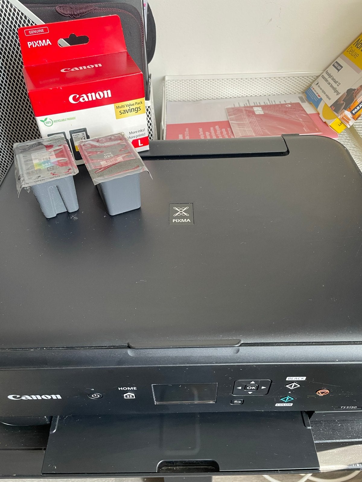 Nieuwe Canon Pixma TS5150 All-in-One Printer met extra inkt, Computers en Software, Printers, Nieuw, All-in-one, Inkjetprinter